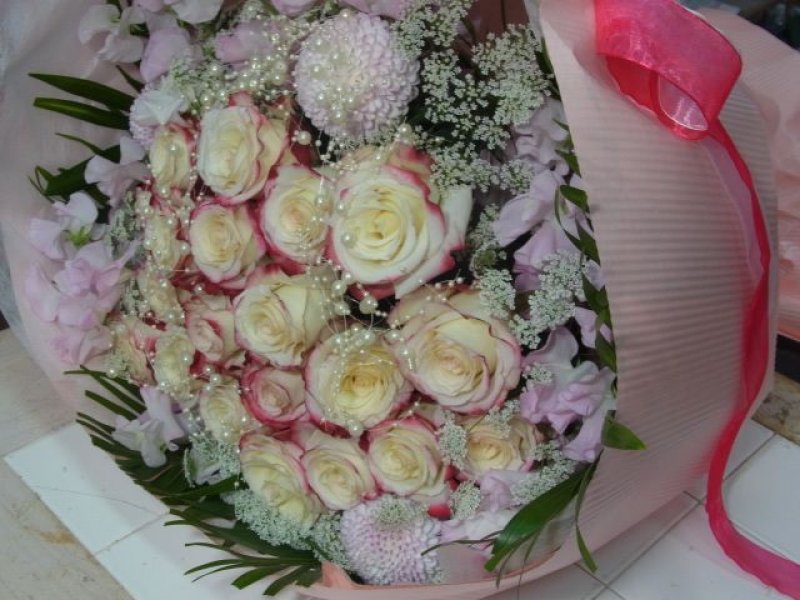 画像1: プロポーズ用│バラ　お任せ　花束【予算30000円】】 (1)