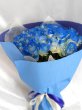 画像3: 青薔薇（グラデーション）40本の花束｜沖縄ホテル配達 (3)